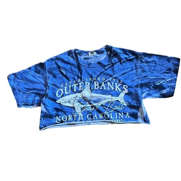 Outer Banks Tie-Dye Crop Top size medium - Picture 9 of 10